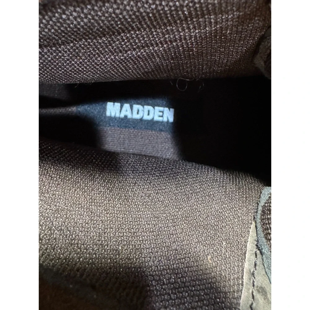 Madden M-Nova Men‎ 9.5M Brown Leather Lace Up Combat Boots Casual Work